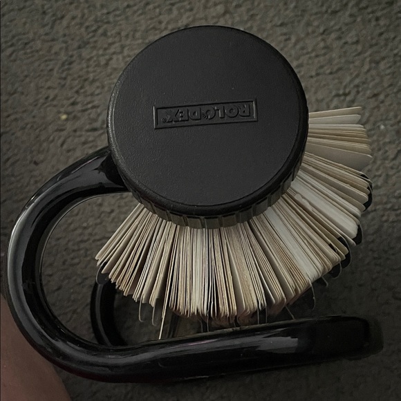 Black Rolodex Rotary Card File - Picture 3 of 4